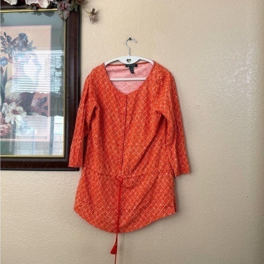 Lauren Ralph Lauren Tunic Top Size Large